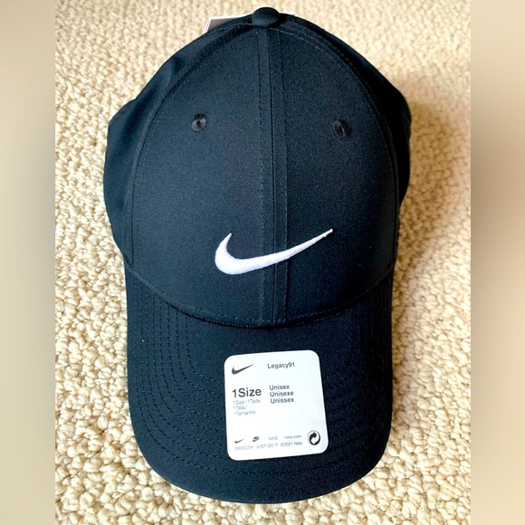 Nike Accessories Nwt Nike Legacy9 Black Golf Hat Poshmark
